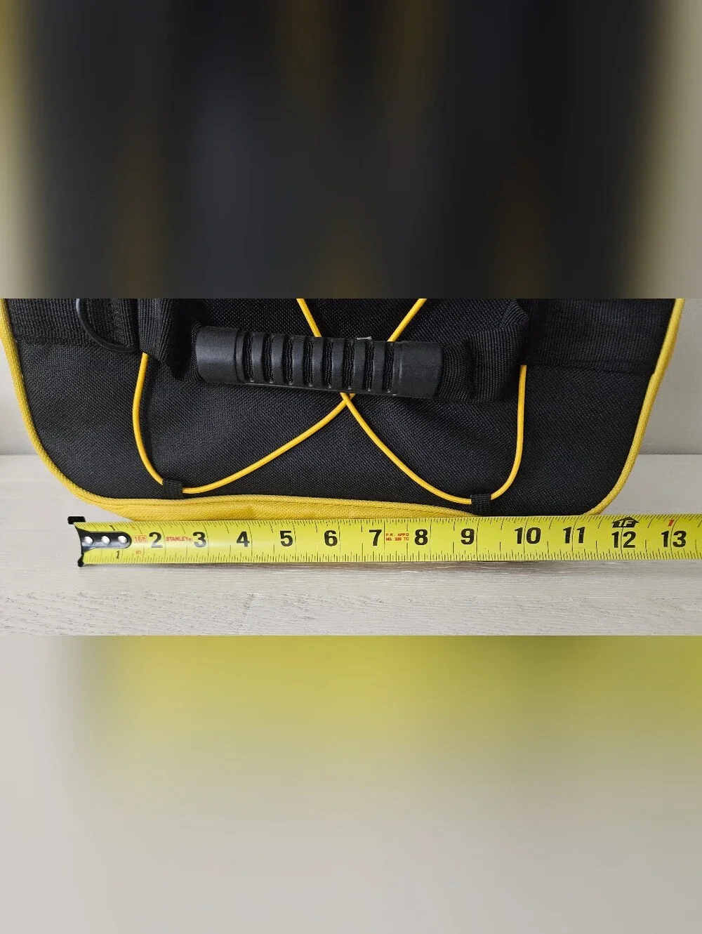 Caterpillar CAT Black/Yellow 10-Can Bungee Lunch Cooler Insulated Bag New